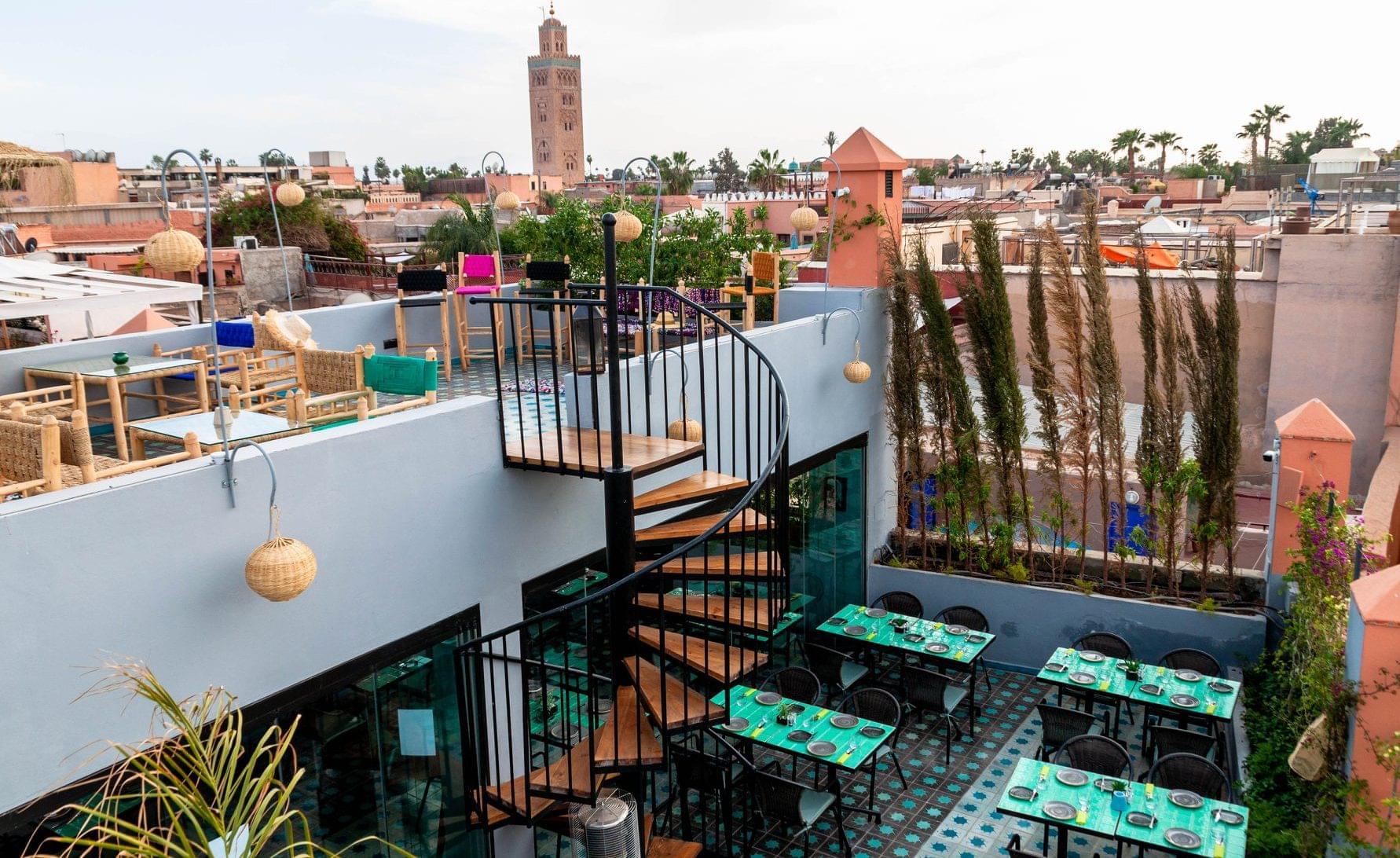 Les plus beaux rooftops de Marrakech : où prendre de la hauteur 1 Rooftop avec vue sur la médina de Marrakech